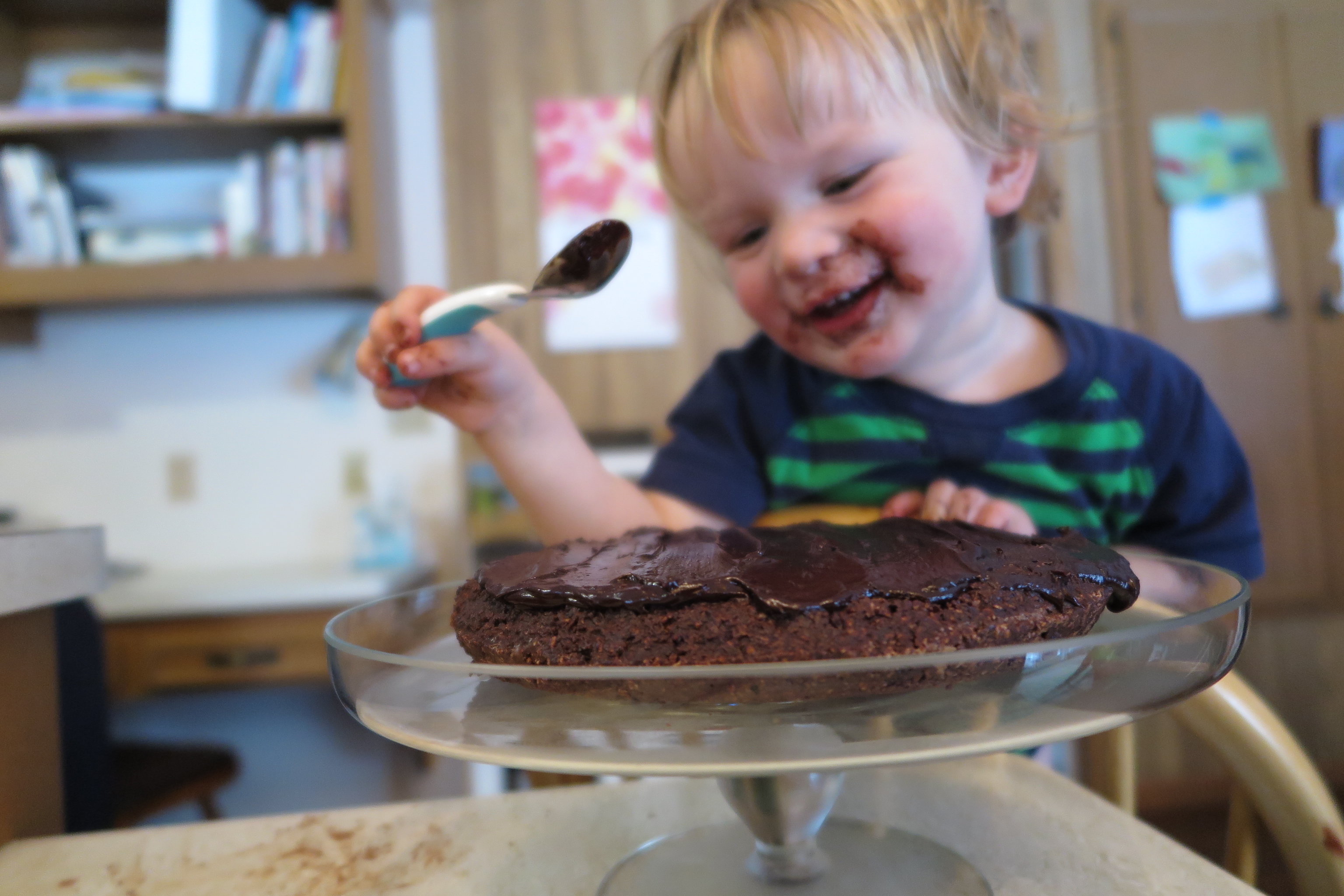 Sugar free flourless chocolate cake